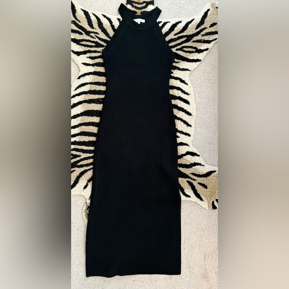WAYF Ashley Halter Midi Dress Black Size XS EUC - Picture 7 of 13
